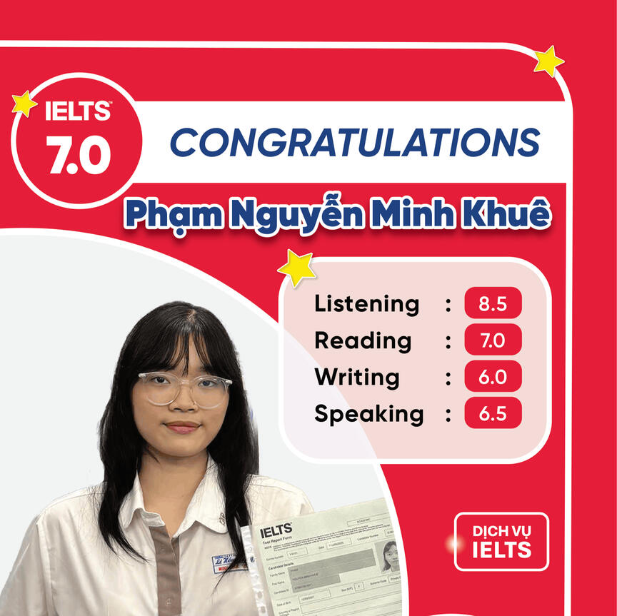 Minh Khuê IELTS 7.0