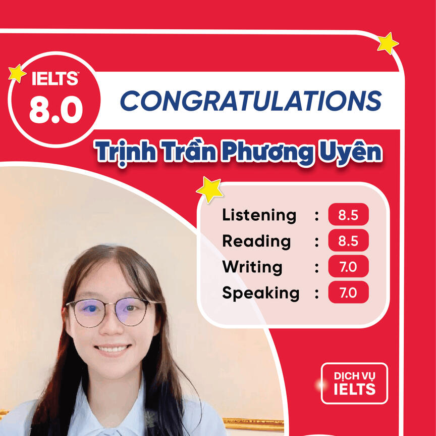 Phương Uyên IELTS 8.0 Phương Uyên IELTS 8.0