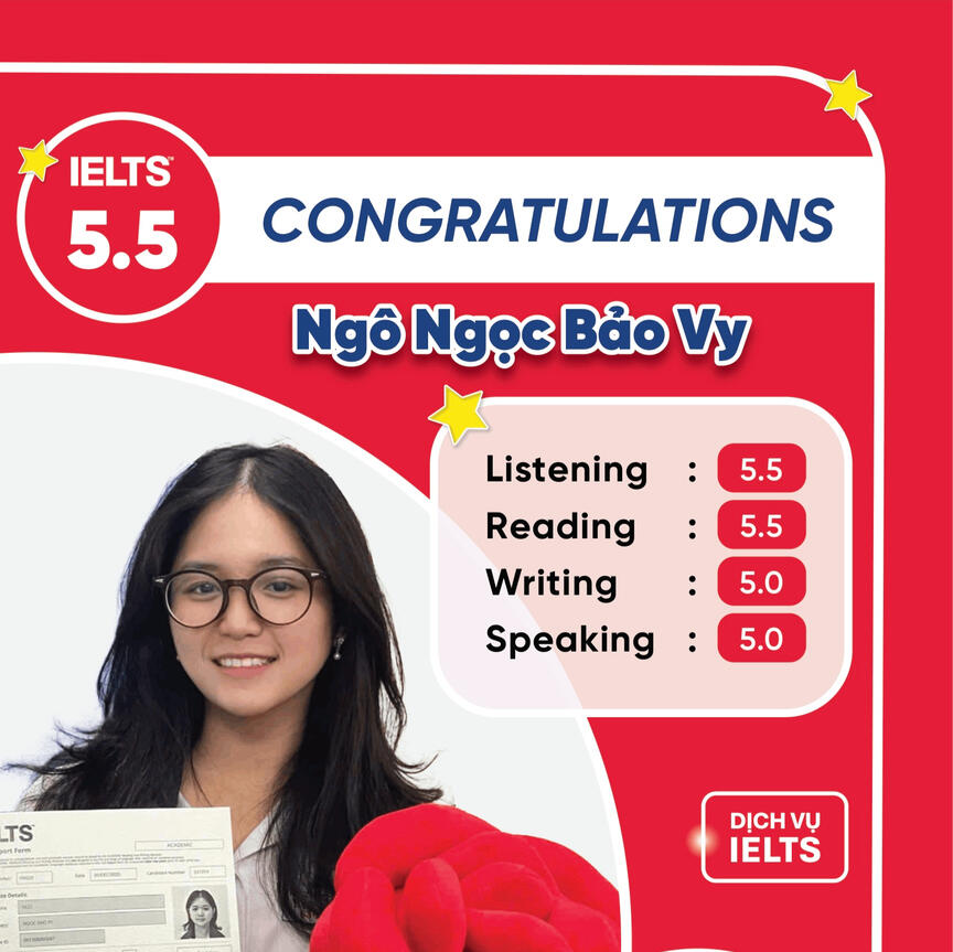 Bảo Vy IELTS 5.5