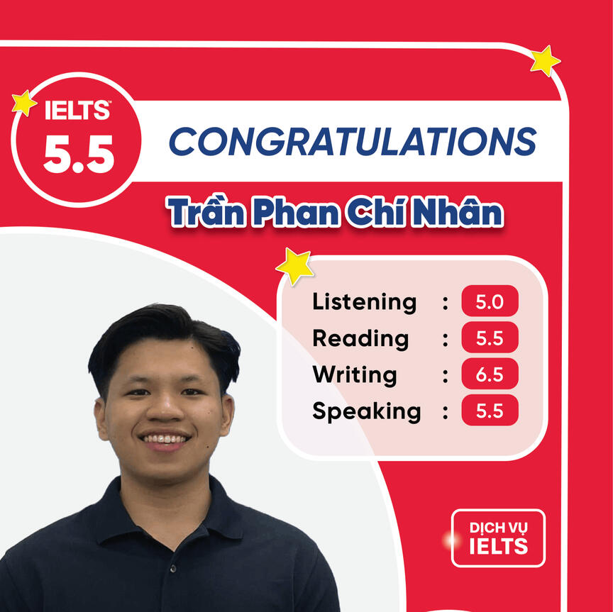 Chí Nhân IELTS 5.5