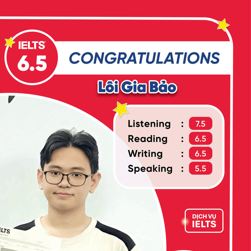 Gia Bảo IELTS 6.5