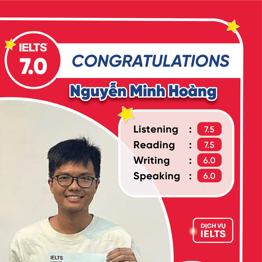 Minh Hoàng IELTS 7.0