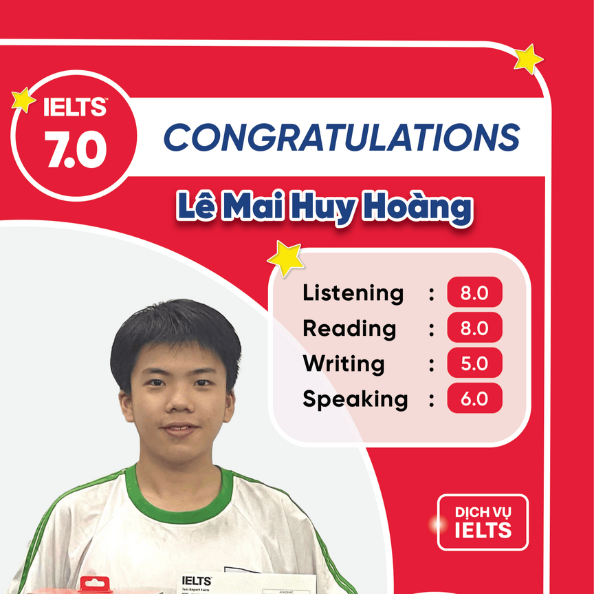 Huy Hoàng IELTS 7.0