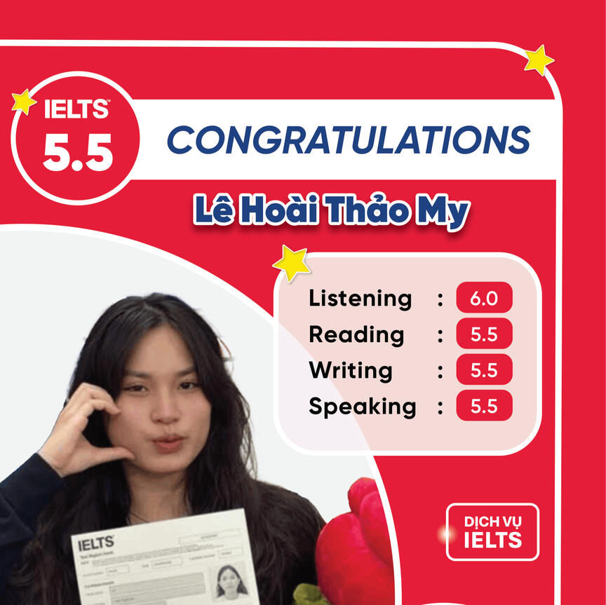 Thảo My IELTS 5.5