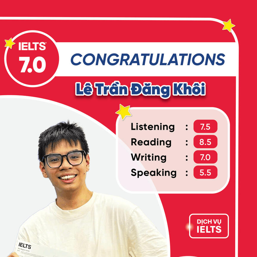 Đăng Khôi IELTS 7.0