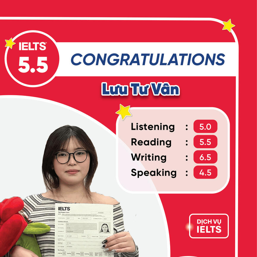 Tư Vân IELTS 5.5